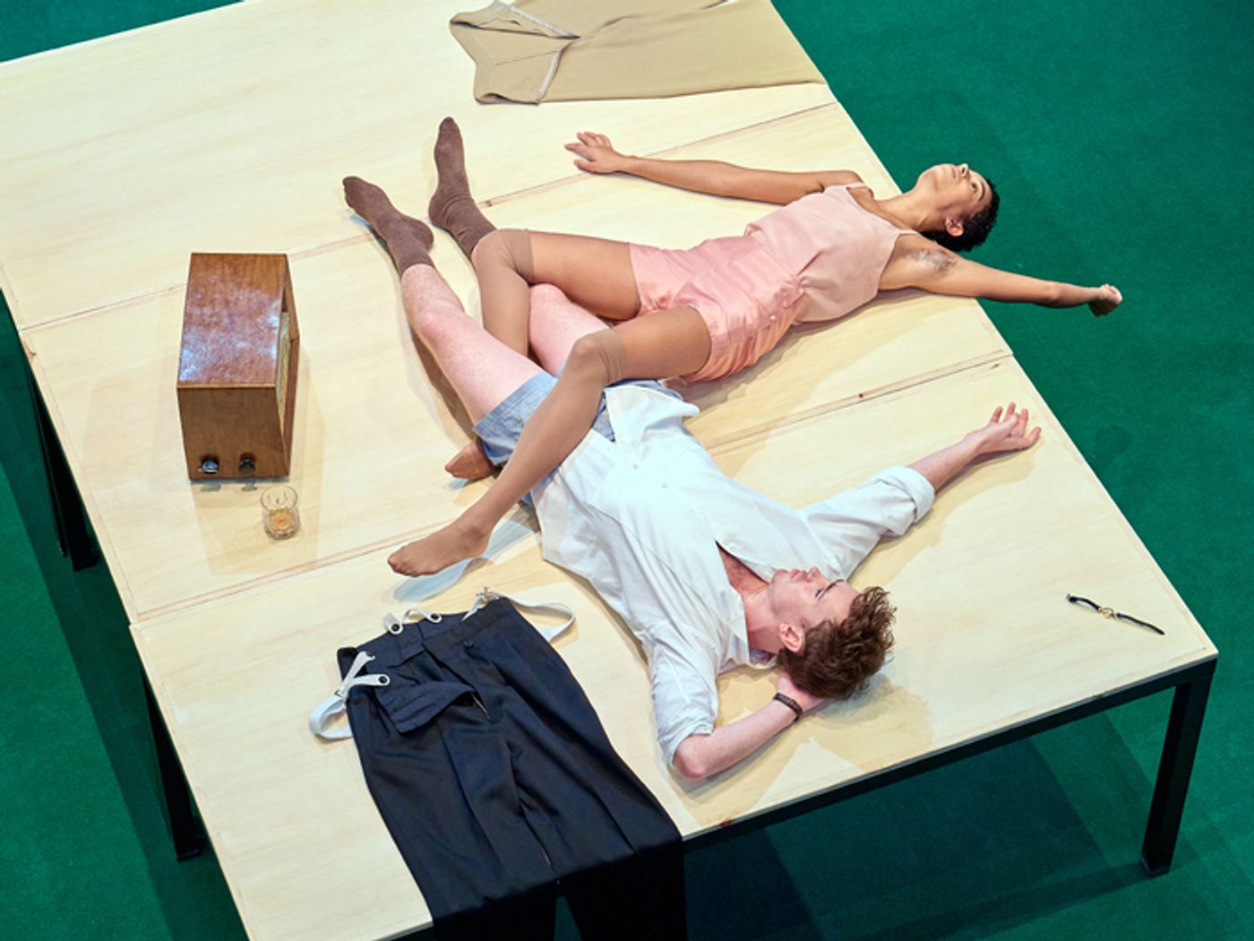 Photos: First Look at Ben Daniels, Laurie Kynaston & More in MAN AND BOY at the National Theatre  Image