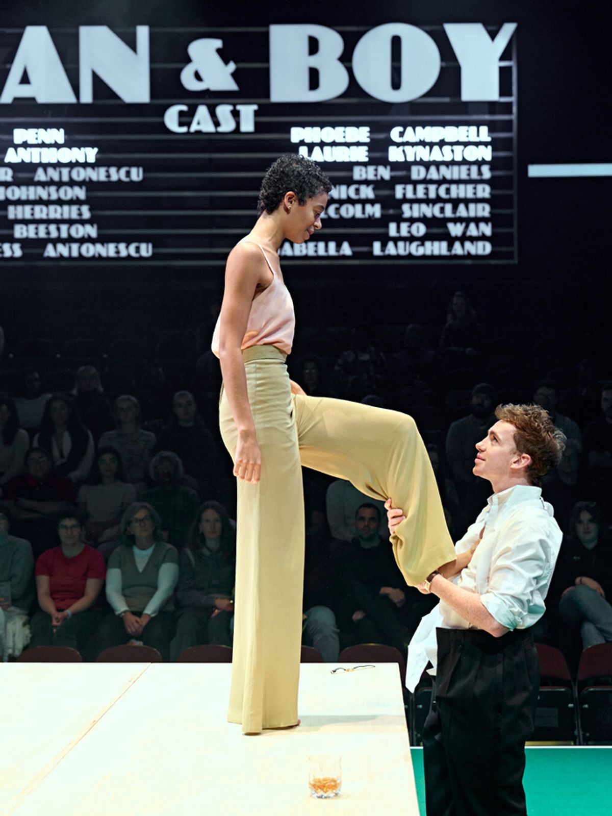 Phoebe Campbell and Laurie Kynaston at 