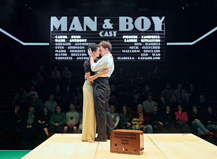 Photos: First Look at Ben Daniels, Laurie Kynaston & More in MAN AND BOY at the National Theatre Image