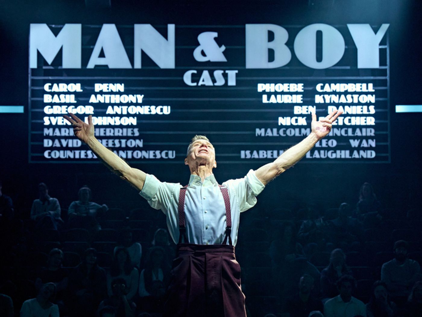 Photos: First Look at Ben Daniels, Laurie Kynaston & More in MAN AND BOY at the National Theatre  Image