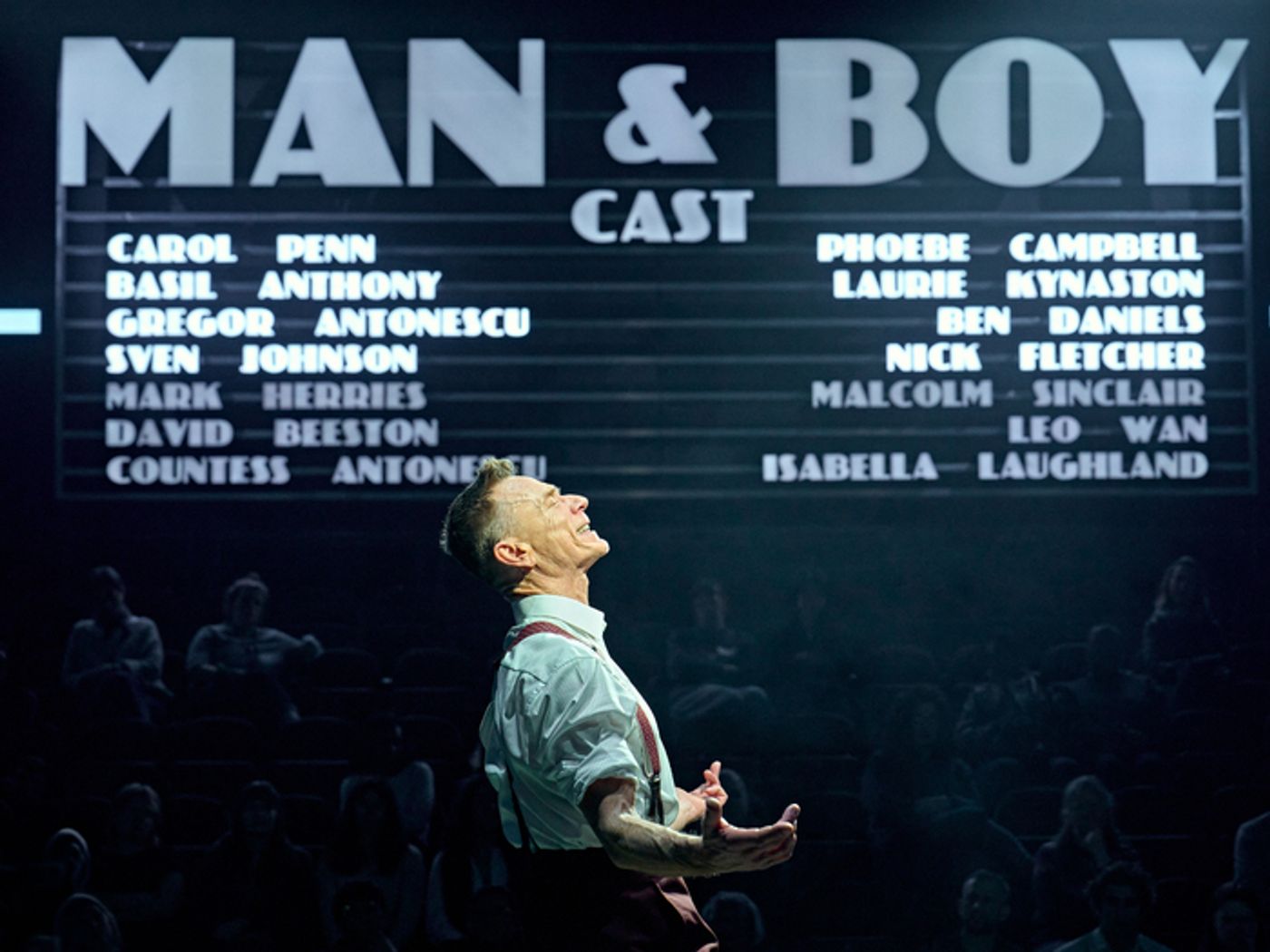 Photos: First Look at Ben Daniels, Laurie Kynaston & More in MAN AND BOY at the National Theatre  Image