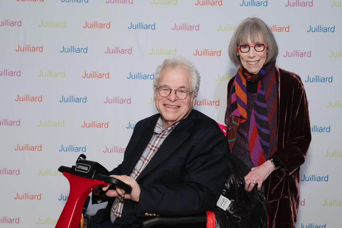 Itzhak Perlman and Toby Perlman at 