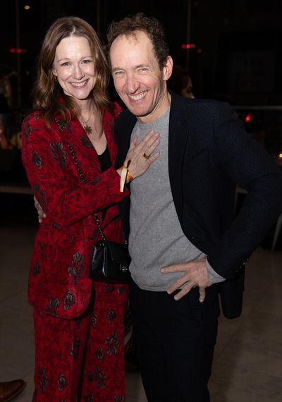 Laura Linney and Jeffrey Seller Photo