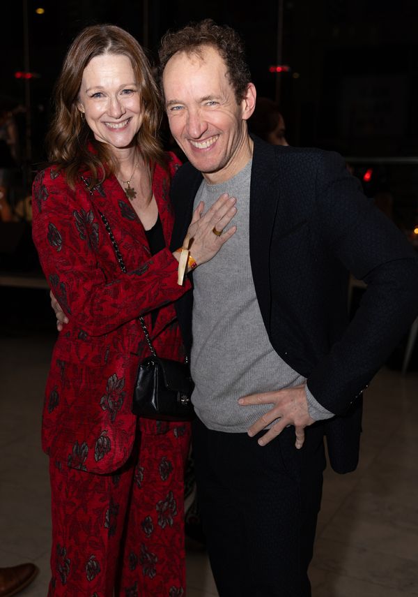 Laura Linney and Jeffrey Seller Photo