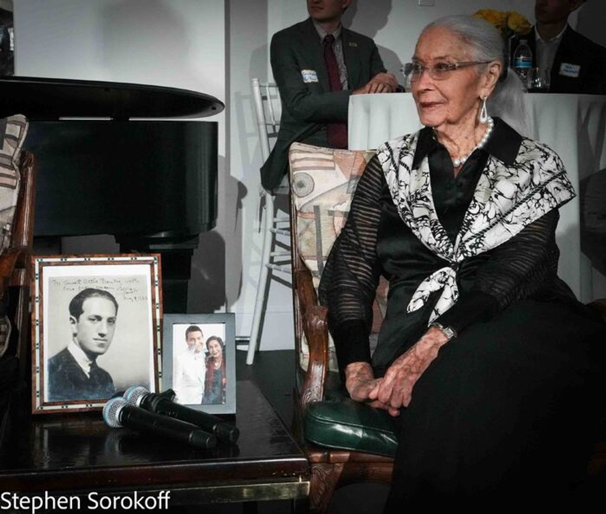 Frankie Ross Wolpin & cousin George Gershwin at 