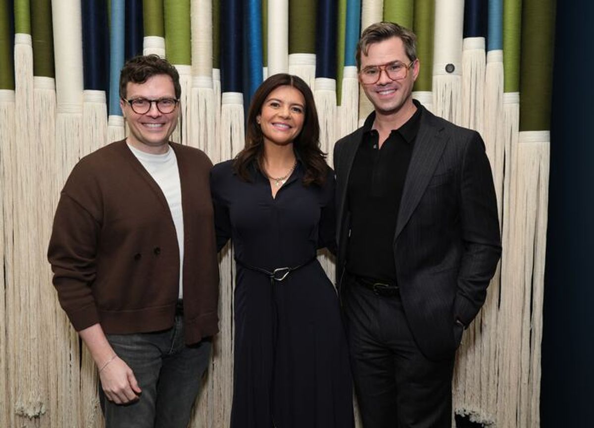 Gerrad Hall, Casey Wilson and Andrew Rannells at 