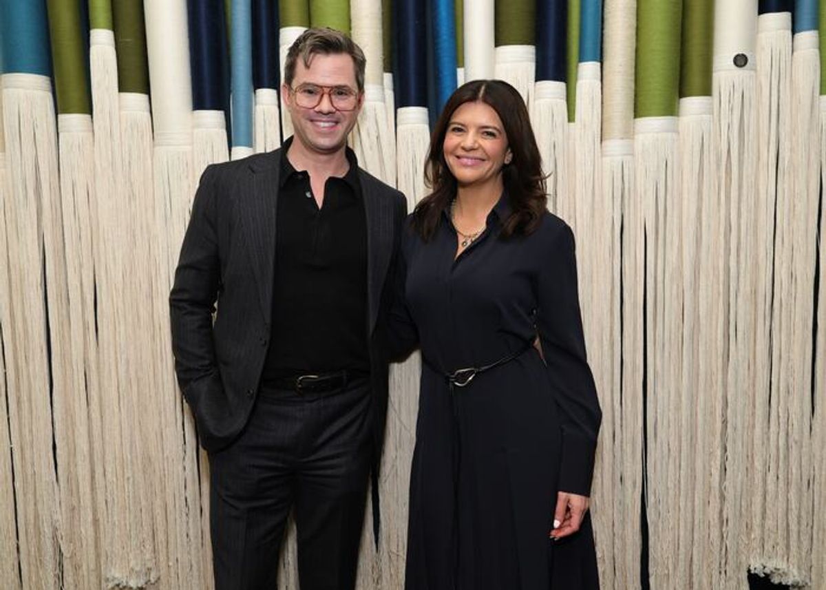 Andrew Rannells and Casey Wilson at 
