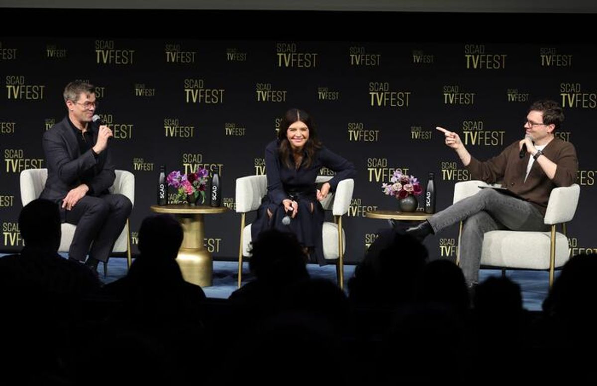 Andrew Rannells, Casey Wilson and Gerrad Hall at 