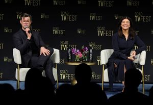 Andrew Rannells and Casey Wilson Photo
