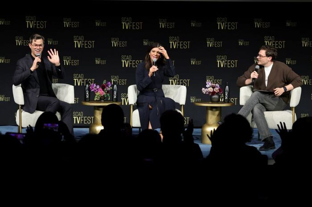 Andrew Rannells, Casey Wilson and Gerrad Hall at 