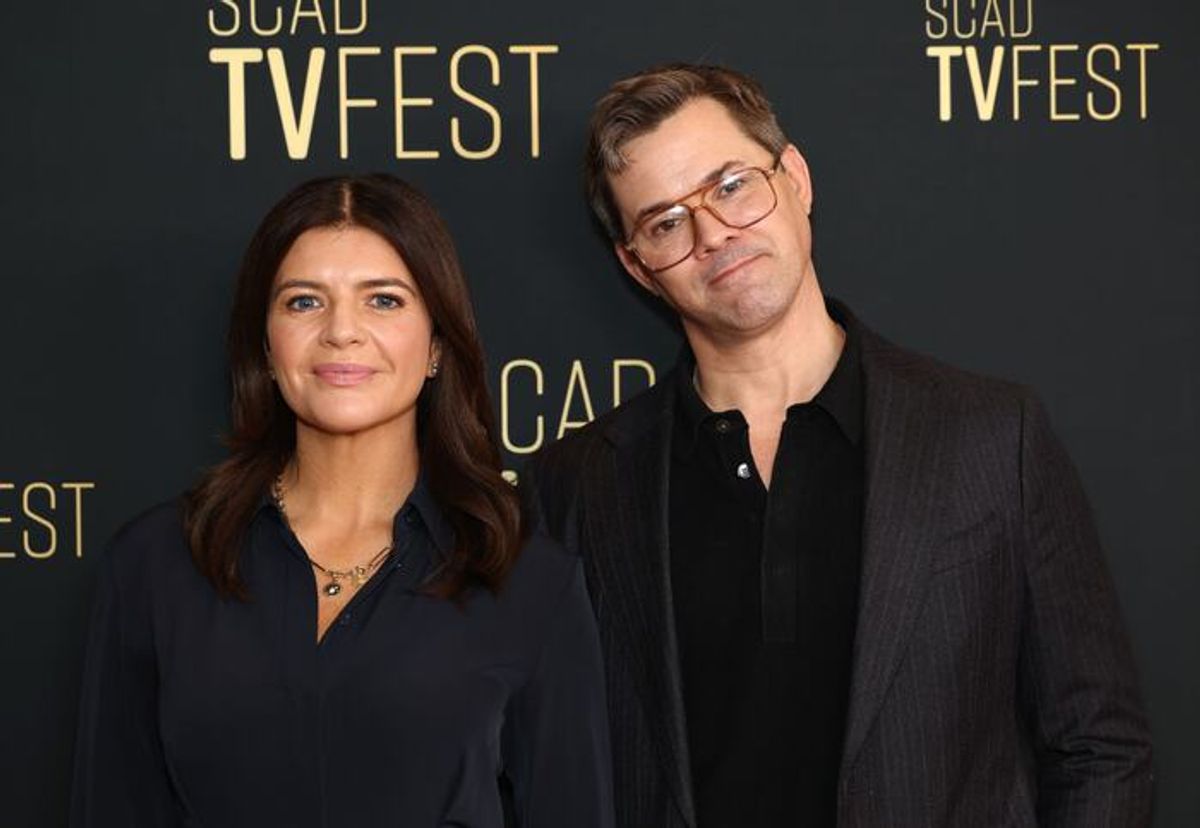 Casey Wilson and Andrew Rannells  at 