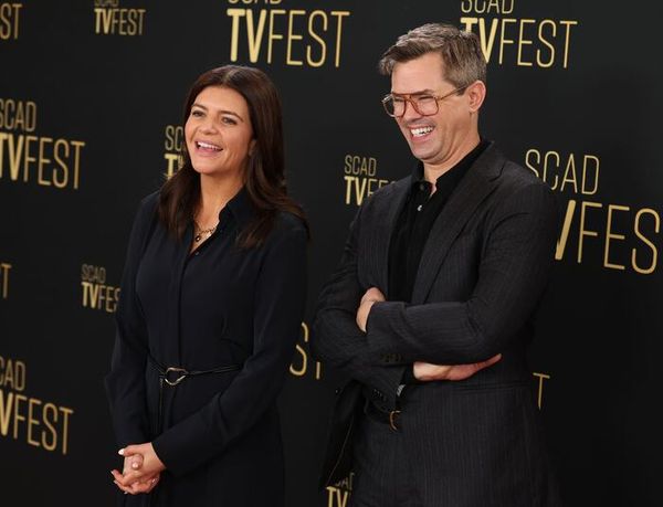 Casey Wilson and Andrew Rannells  Photo