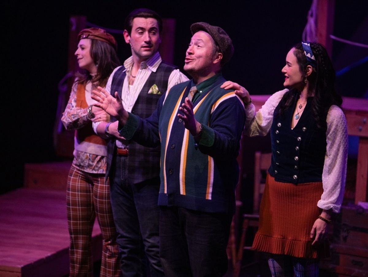 Leah Morrow, Luke Nowakowski, Michael Mahler and Emily Goldberg at 