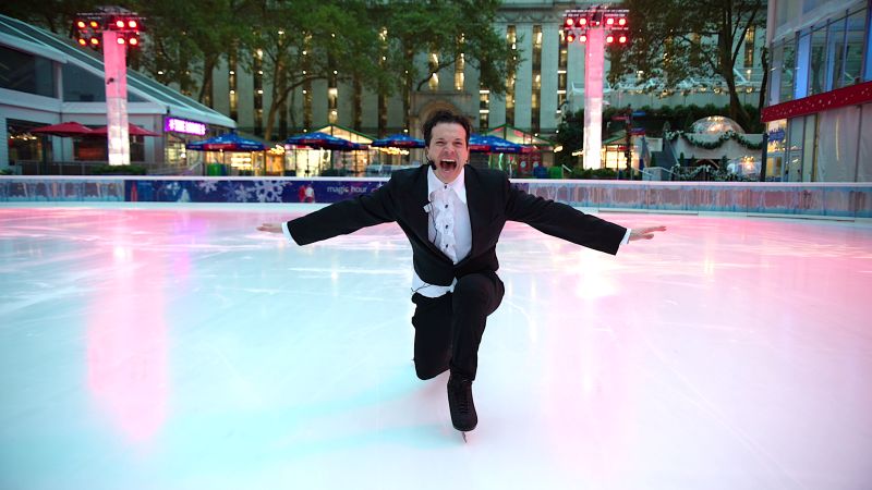 On Ice in Bryant Park, Christopher Robin Performs La Llorona Image