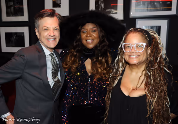 Jim Caruso, Wendy Moten and Natalie Douglas Photo