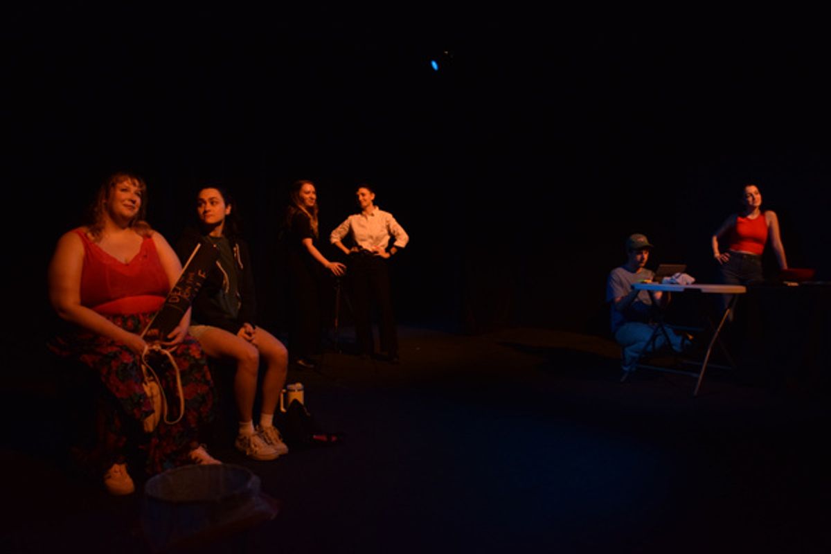 Ellie Lauther, Gabi Schwartz, Nicole Lado, Kaia Parnell, Spencer Hazen, Isabel Criado at 