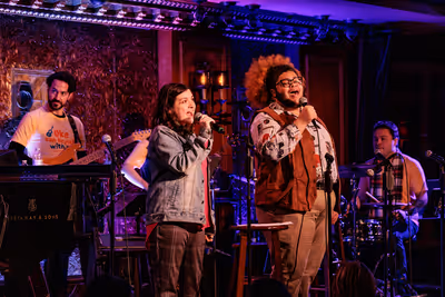 Madison Kopec, Desmond Luis Edwards, Peter Douskalis, Luke Woodle Photo