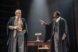 Hugh Bonneville and Fode Simbo Photo