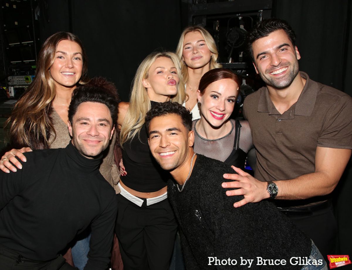 Lindsay Arnold, Rylee Arnold, Sasha Farber, Witney Carson, Ezra Sosa, Whitney Leavitt and Jan Ravnik at 