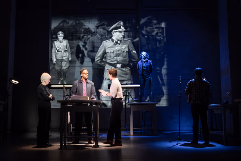 Review: HERE THERE ARE BLUEBERRIES, Stratford East Image