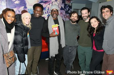 Ryan Michelle Bathe, Caissie Levy, Joshua Henry, Sterling K. Brown, Brandon Uranowitz Photo