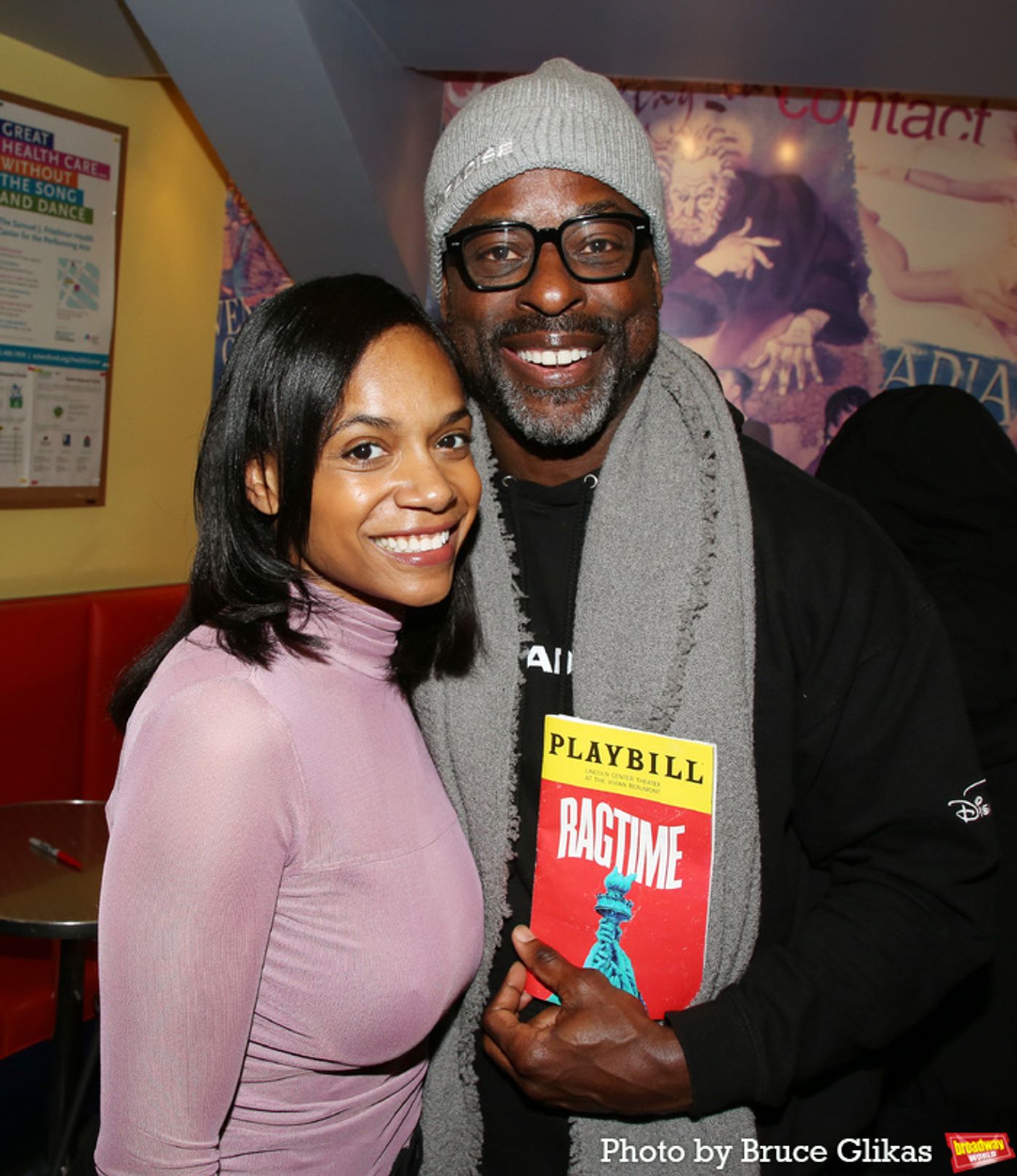 Photos: Sterling K. Brown Visits RAGTIME on Broadway  Image