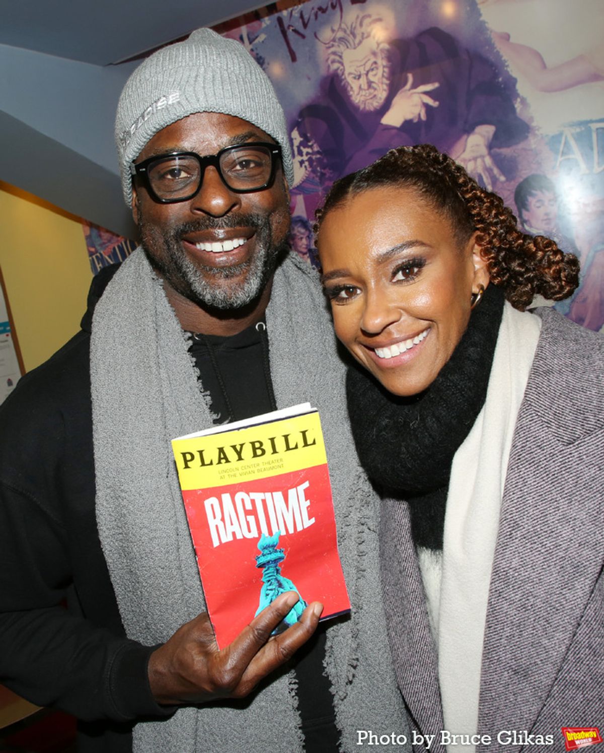 Sterling K. Brown and Ryan Michelle Bathe at 