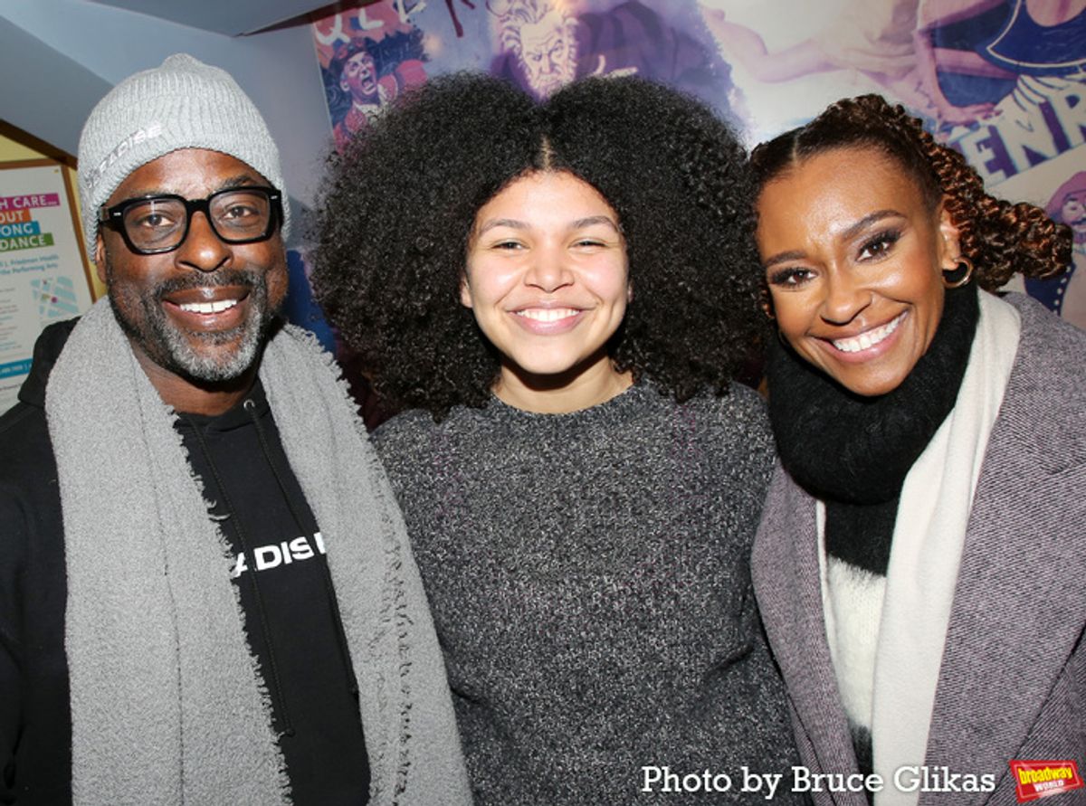 Sterling K. Brown, Associate Director Victoria Davidjohn and Ryan Michelle Bathe at 