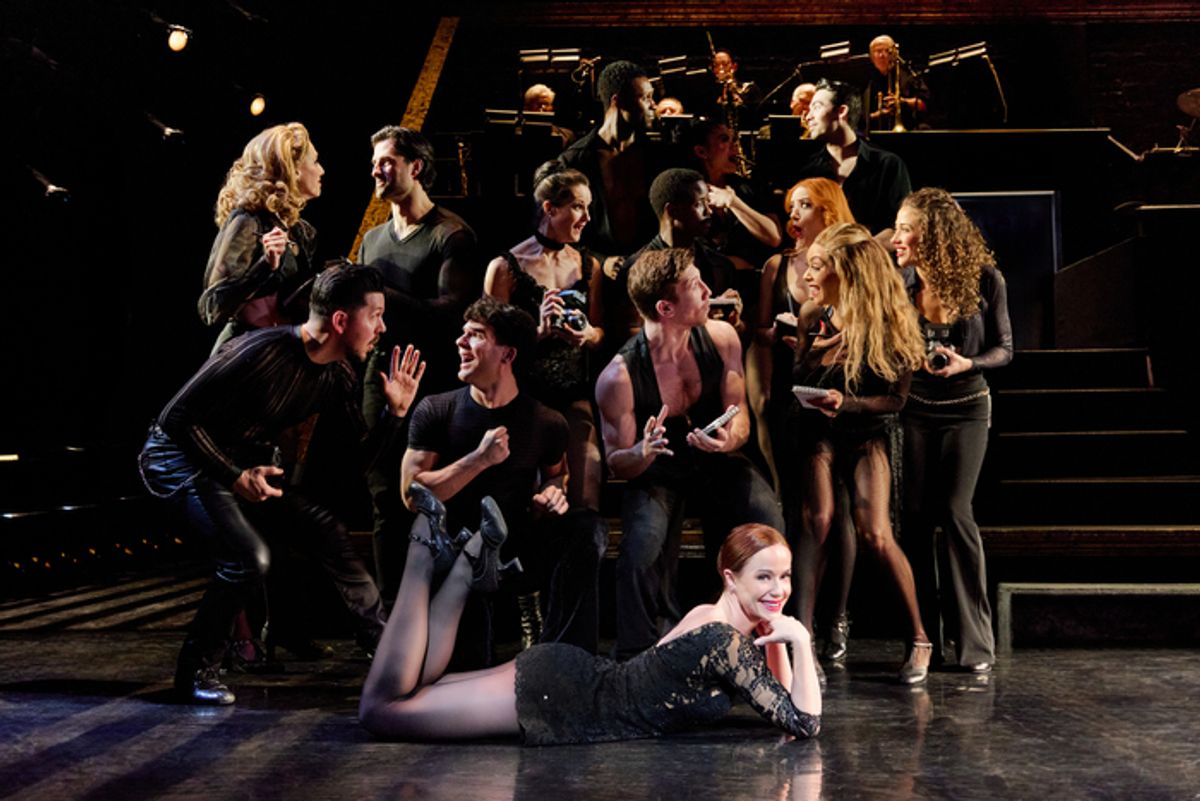 Whitney Leavitt and cast at 