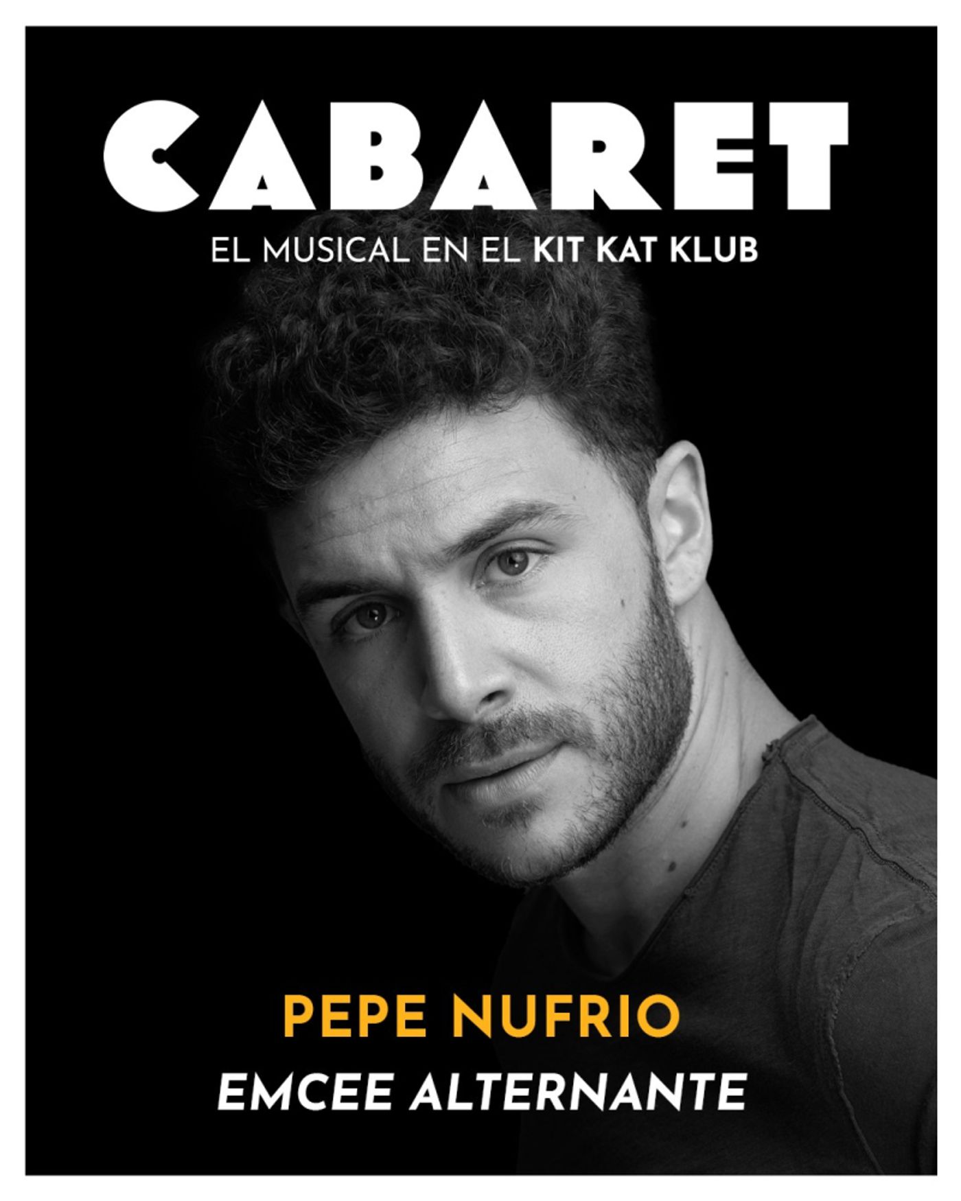 Pepe Nufrio se estrena como alternante de Emcee en CABARET  Image