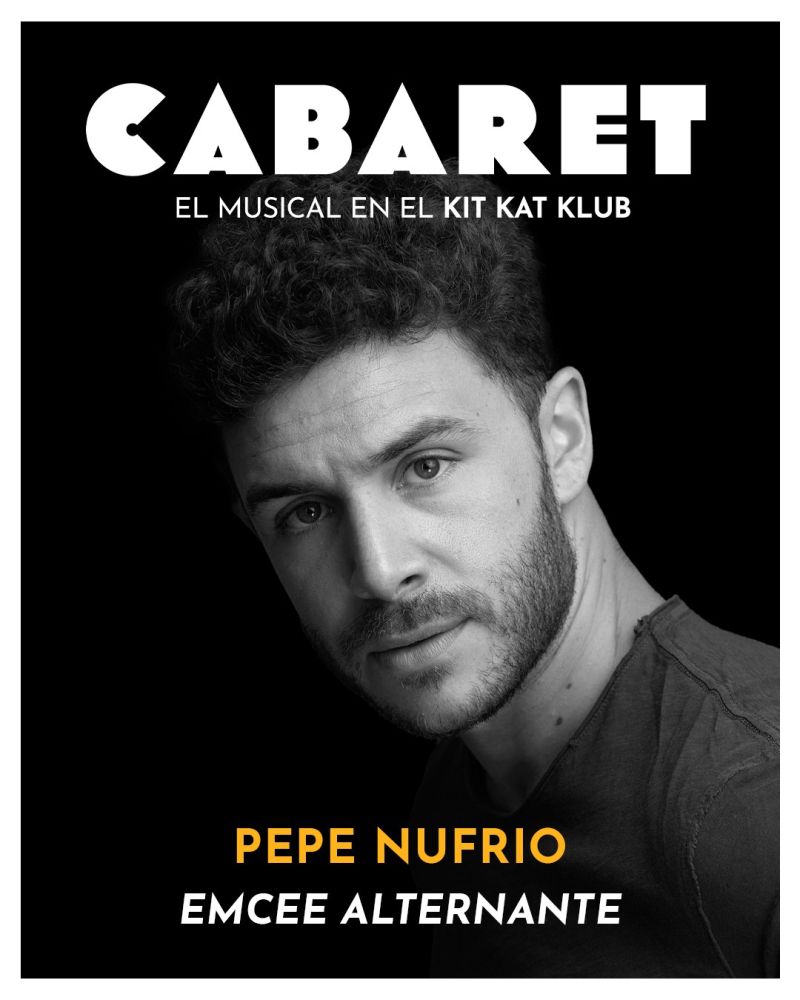 Pepe Nufrio se estrena como alternante de Emcee en CABARET Image