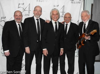 James Sampliner, music director, John Arbo, Tony Danza, Ed Caccavale, Dave Schupp Photo