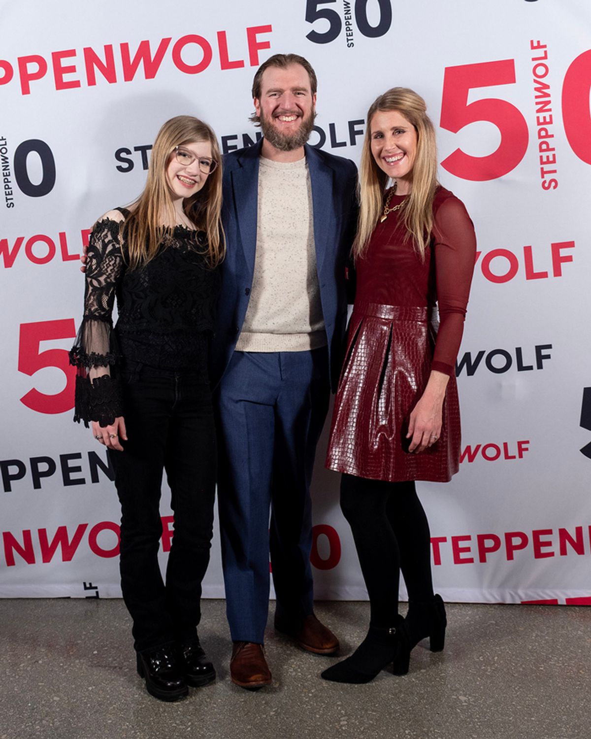 Everly Chamberlain, Cliff Chamberlain and Robyn Chamberlain at 