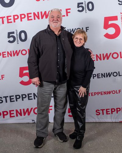 Understudy John Lister and Stage Manager Laura Glenn Photo