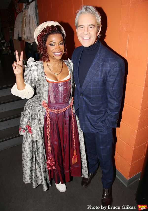 Kandi Burruss and Andy Cohen  Photo