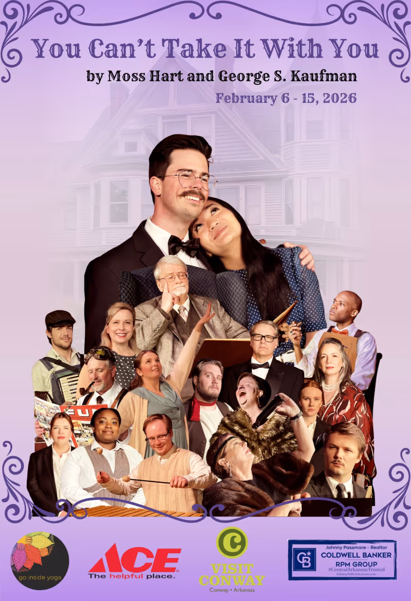 Review: YOU CAN'T TAKE IT WITH YOU at Red Curtain Theatre in Conway Image