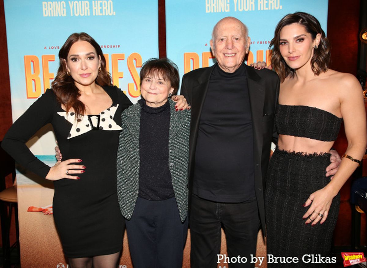 Jessica Vosk, Book Writer Iris Rainer Dart, Composer Mike Stoller and Kelli Barrett at 