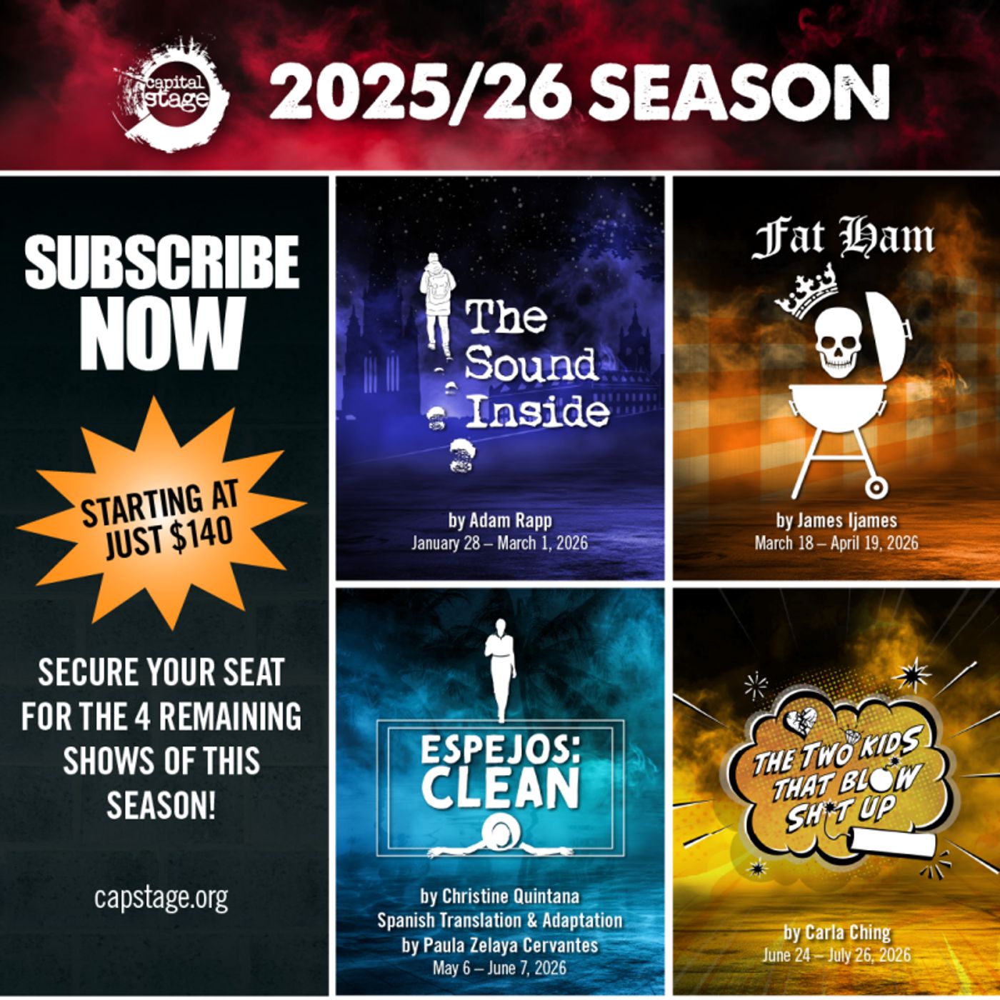 Stage Mag Spotlight: THE SOUND INSIDE at Capital Stage  Image