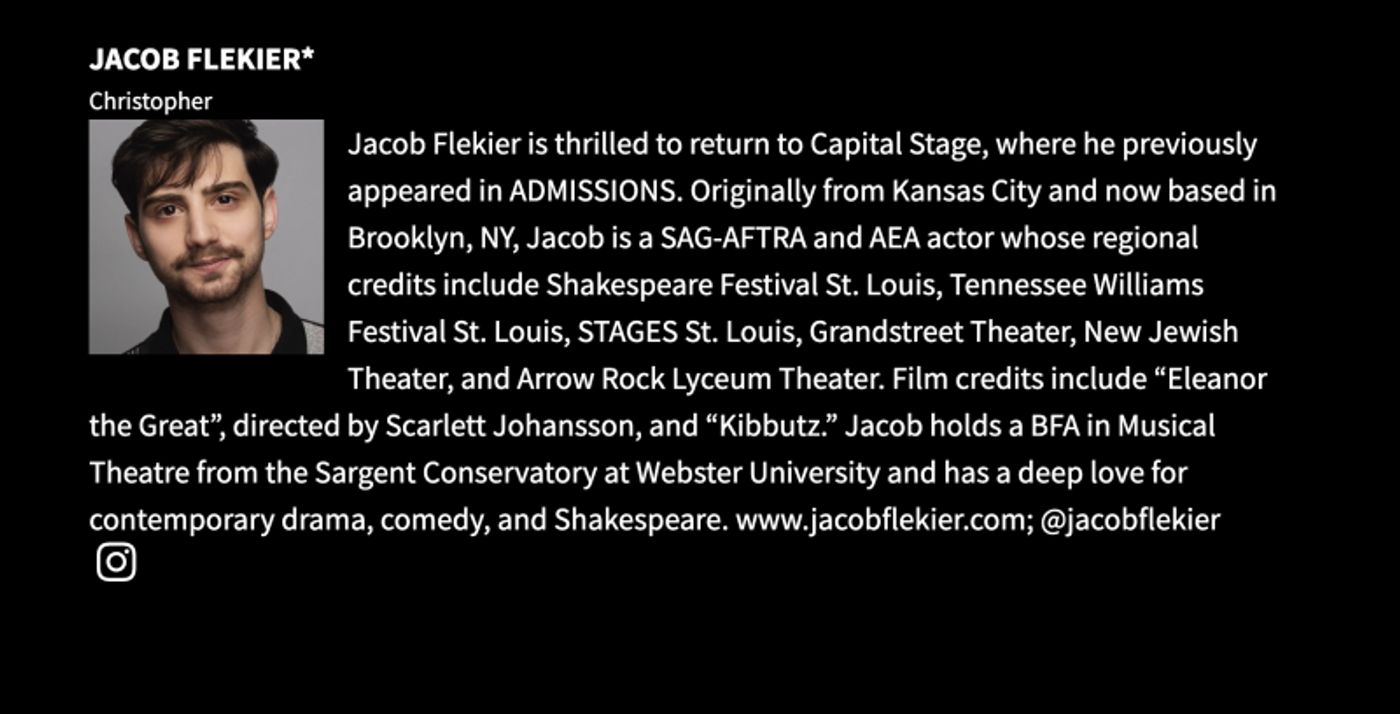 Stage Mag Spotlight: THE SOUND INSIDE at Capital Stage  Image