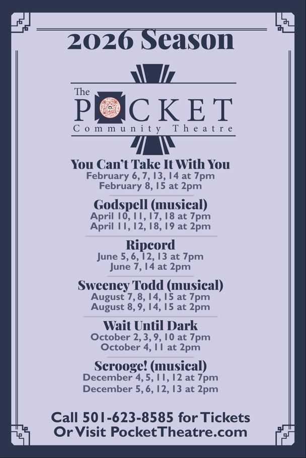 Review: YOU CAN'T TAKE IT WITH YOU at The Pocket Community Theatre in Hot Springs  Image