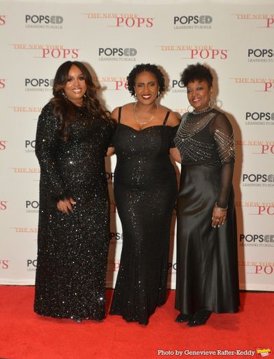 the supporting vocalists that includes Ramona Dunlap, Stephanie Fisher and Melodie Ra Photo