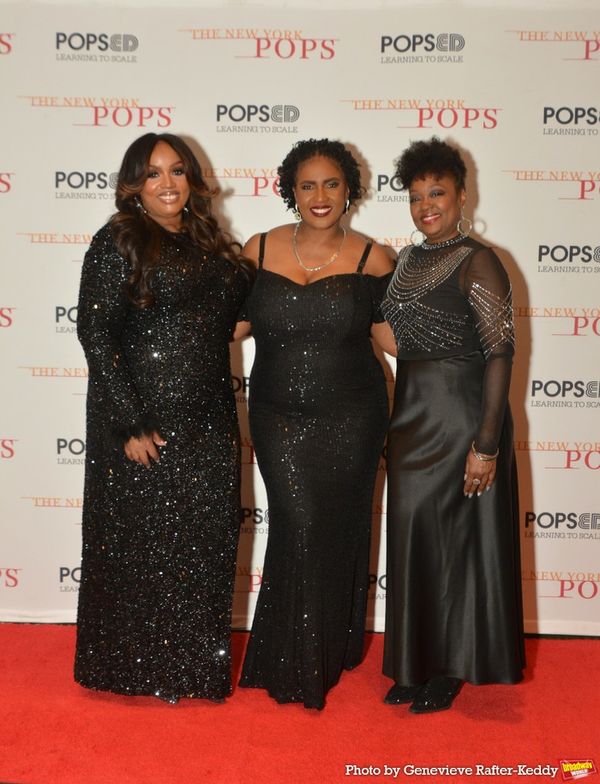 the supporting vocalists that includes Ramona Dunlap, Stephanie Fisher and Melodie Ra Photo