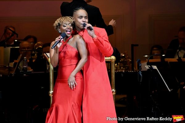 Aisha Jackson and Avery Wilson  Photo