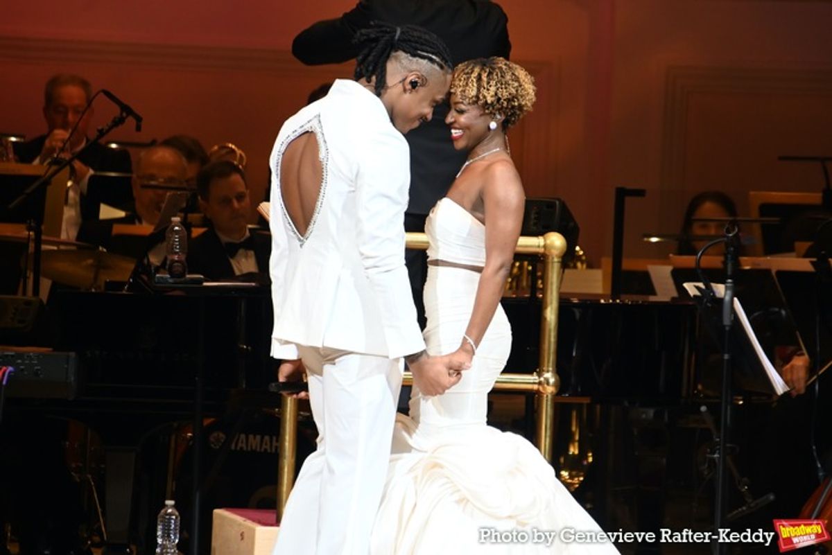 Avery Wilson and Aisha Jackson at 