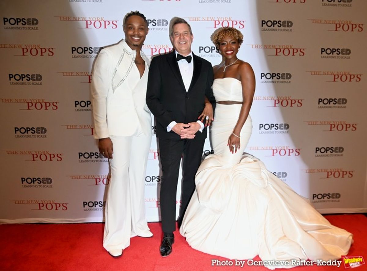 Avery Wilson , Steven Reineke and Aisha Jackson at 