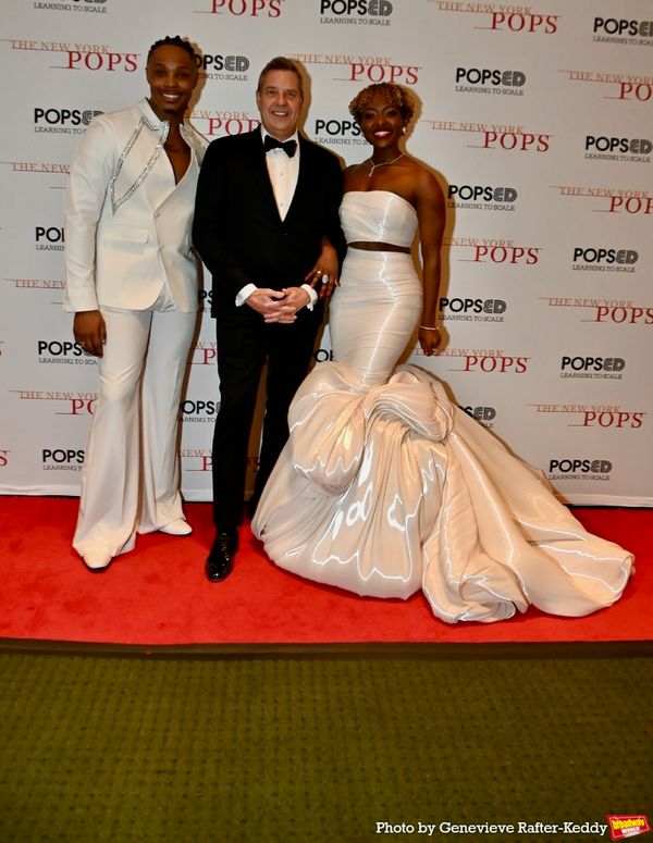 Avery Wilson , Steven Reineke and Aisha Jackson Photo