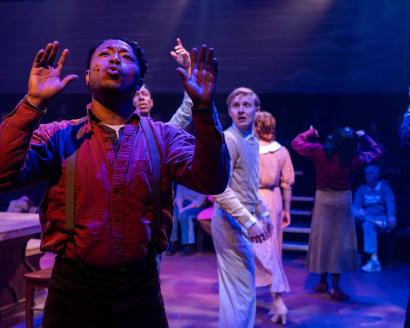 Russell J. Scott as Joe Scott, Riley Given as Elias Burke. Photo Credit: Brody Young