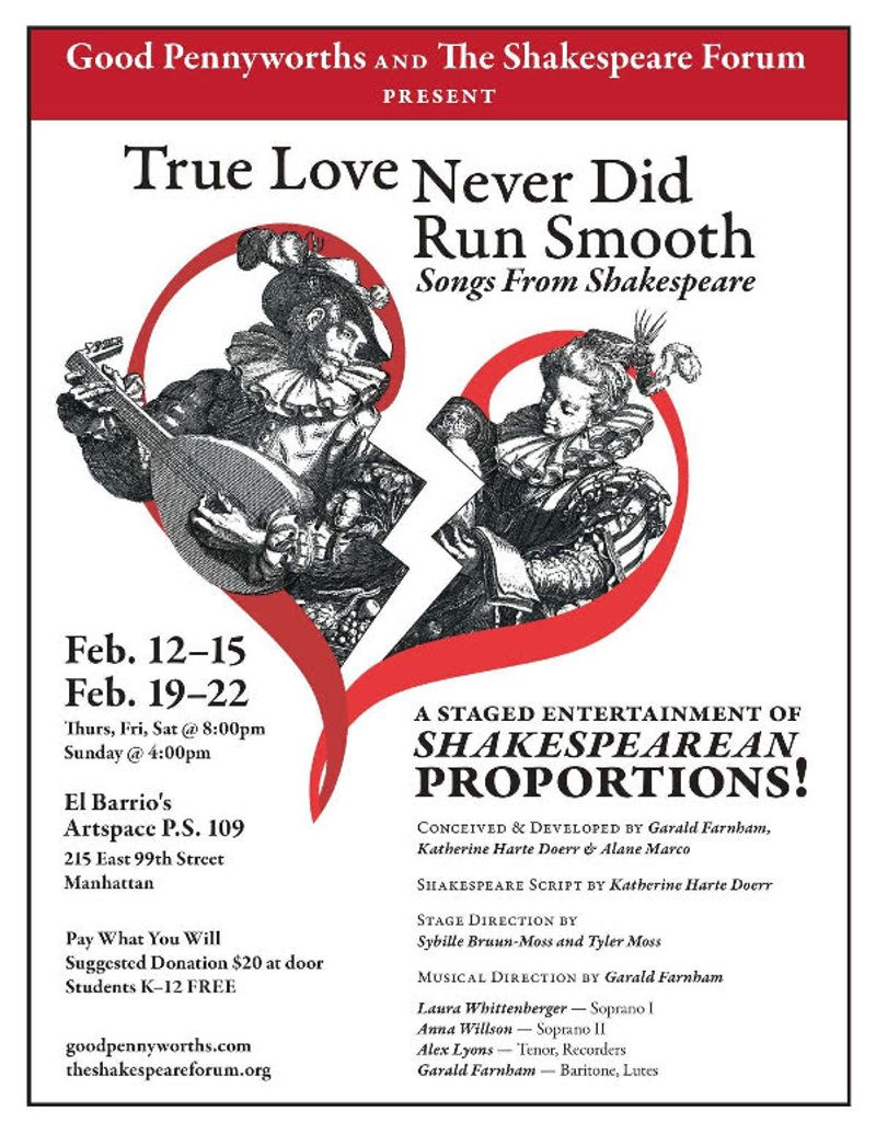 Review: TRUE LOVE NEVER DID RUN SMOOTH Sweetly Sings at El Barrio Artspace PS 109 Image