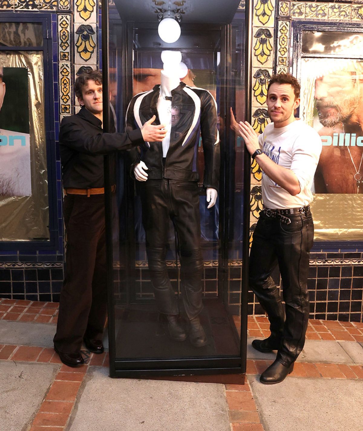 Harry Lighton and Harry Melling  at 