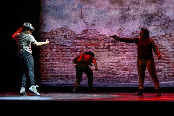 Max Suwarno (Cutie O), Matt Kontur (Romero) and Mikayla Keyes (Richmond). Photo